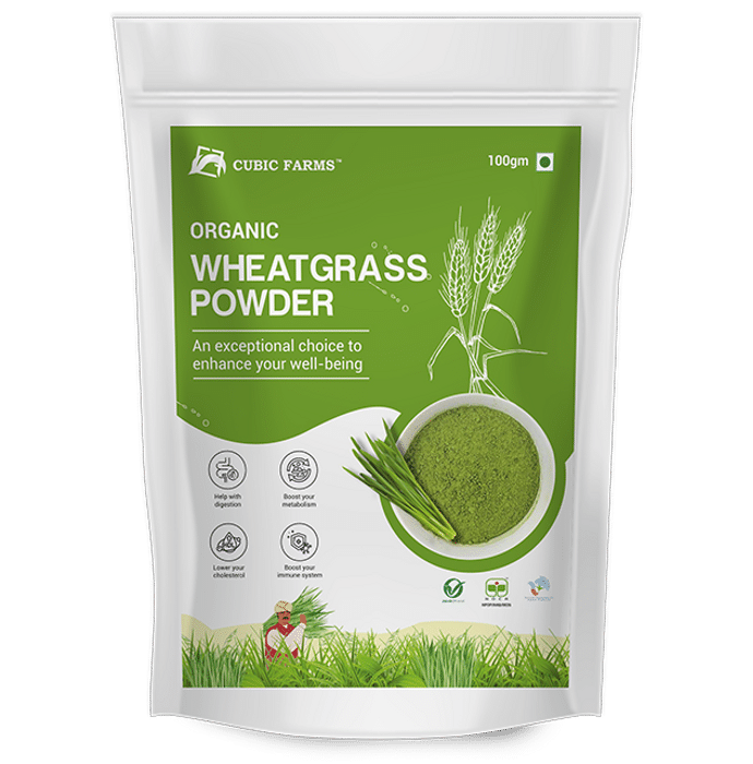 Cubic Farms Organic Wheatgrass Powder
