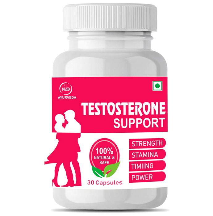 N2B Ayurveda Testosterone Support Capsule