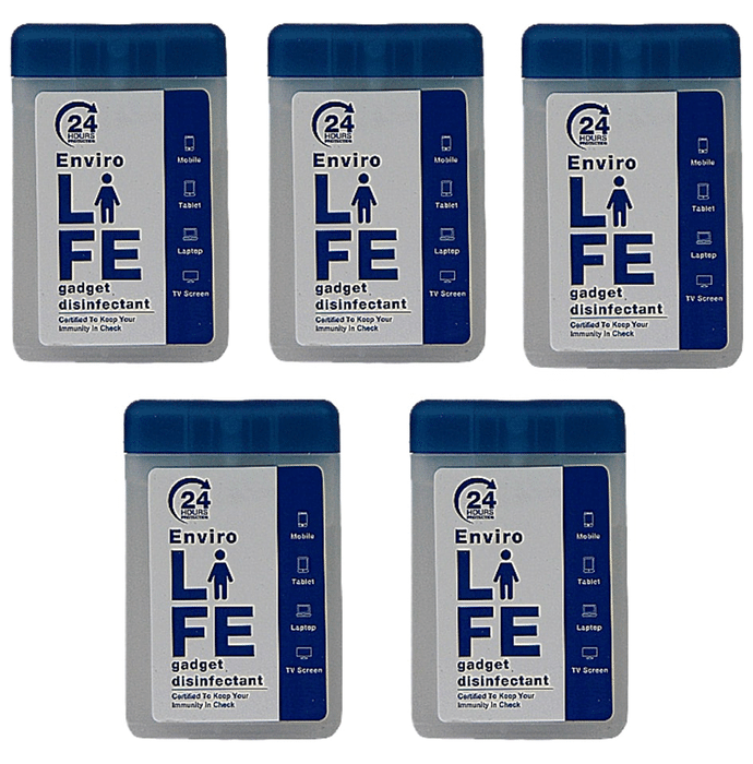 Envirolife Gadget Disinfectant Alcohol Based Sanitizer Spray Pocket Pack (20ml Each)