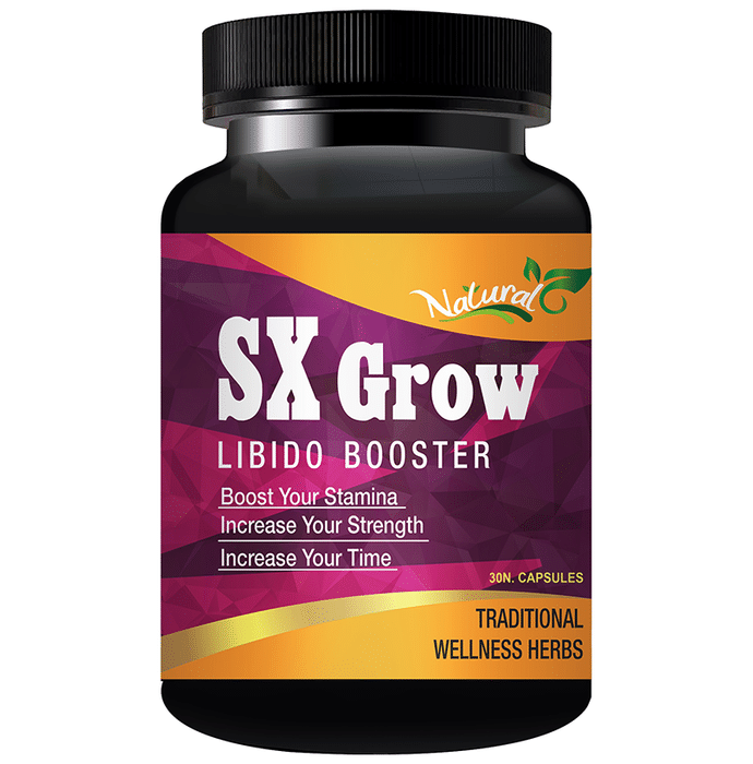 Natural SX Grow Libido Booster Capsule
