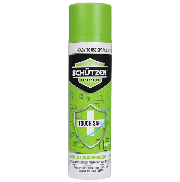 Schutzen Protection Touch Safe Ethanol IP Surface Disinfectant Spray (230ml Each)