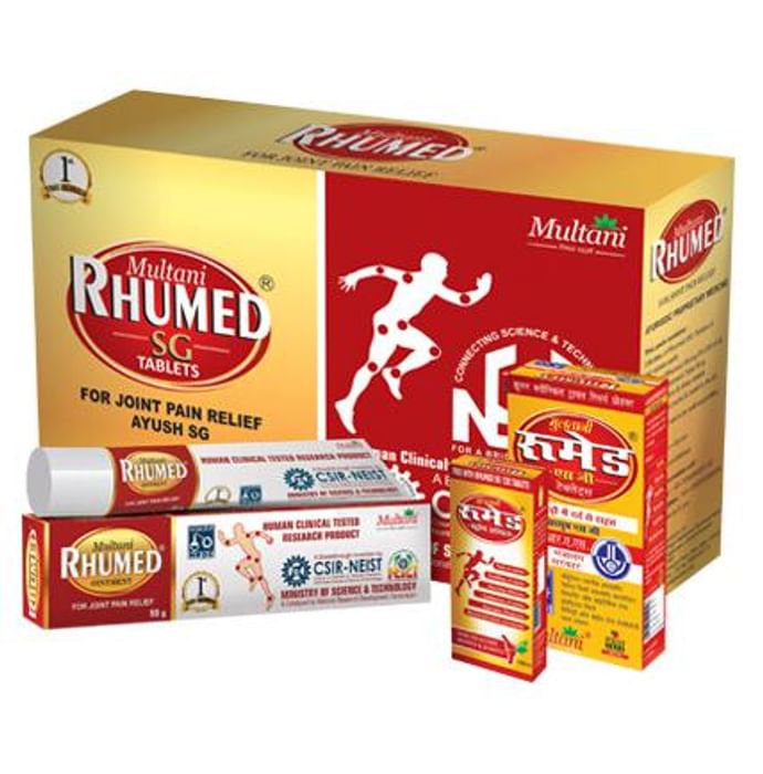 Multani Rhumed SG Kit (Rhumed SG 540 Tablets, Rhumed Strong Oil 90ml & Rhumed SG Ointment 90gm)