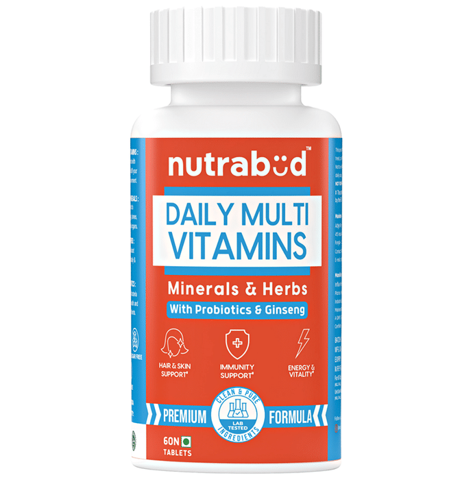 Nutrabud Multivitamin with Probiotics & Ginseng Tablet