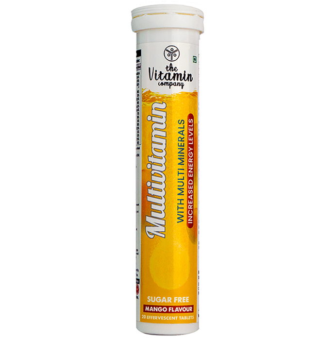 The Vitamin Company Multivitamin with Multiminerals Effervescent Tablet Mango Sugar Free