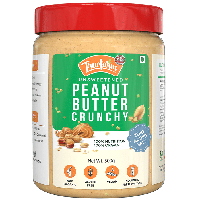 Truefarm Unsweetened Peanut Butter Crunchy