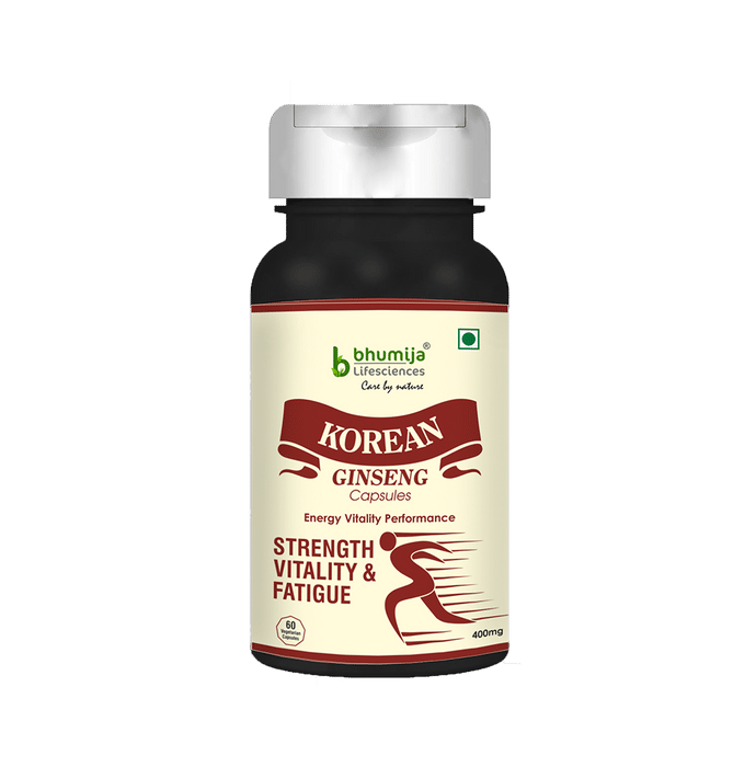 Bhumija Lifesciences Korean Ginseng Vegetarian Capsule