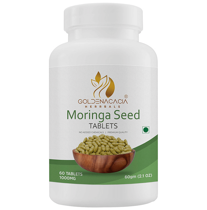 Goldenacacia Herrbals Moringa Seed 1000mg Tablet
