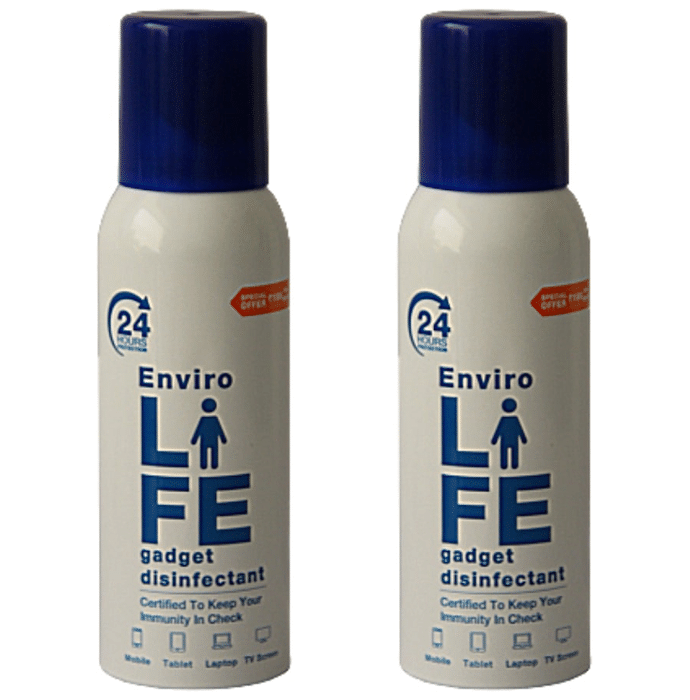 Envirolife Gadget Disinfectant Alcohol Based Sanitizer Spray Desk Pack (100ml Each)