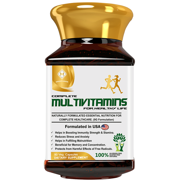 Mountainor Complete Multivitamins for Healthy Life Veg Capsule