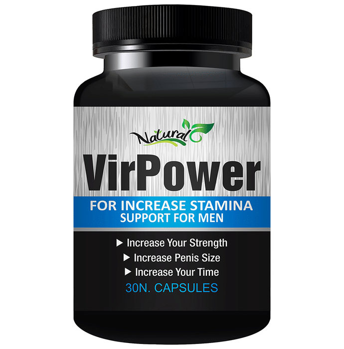 Natural Vir Power for Increase Stamina Support for Men Capsule