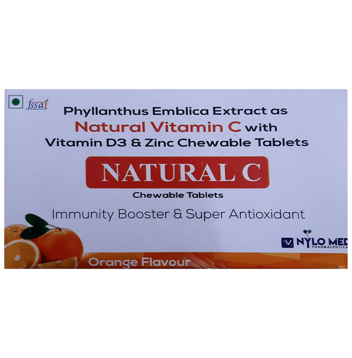 Natural C Chewable Tablet Orange