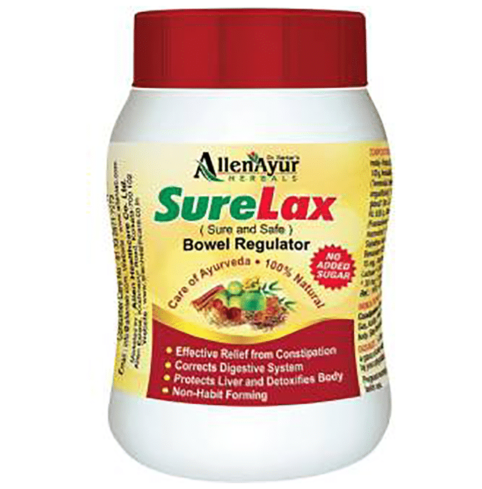 Dr. Sarkar's Allen Ayur Herbals SureLax Bowel Regulator (300gm Each)