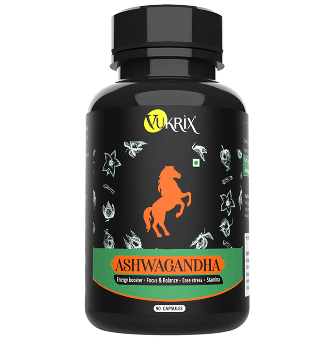 Vukrix Ashwagandha Capsule (90 Each)