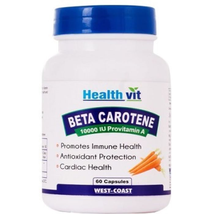 HealthVit Beta-Carotene 10000 IU Provitamin A Capsule