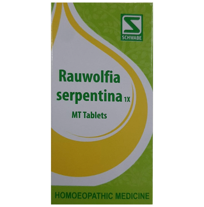 Dr Willmar Schwabe India Rauwolfia Serpentina Tablet 1X