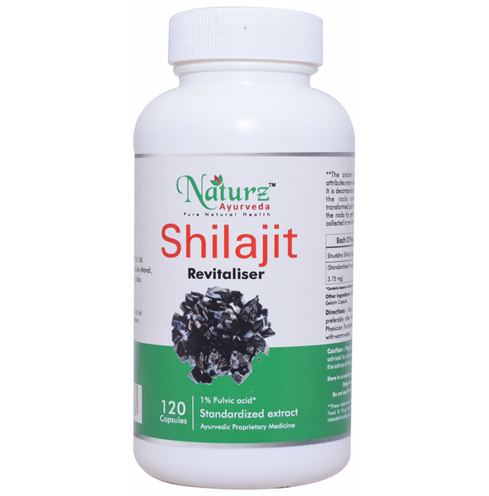 Naturz Ayurveda Shilajit 375mg Capsule