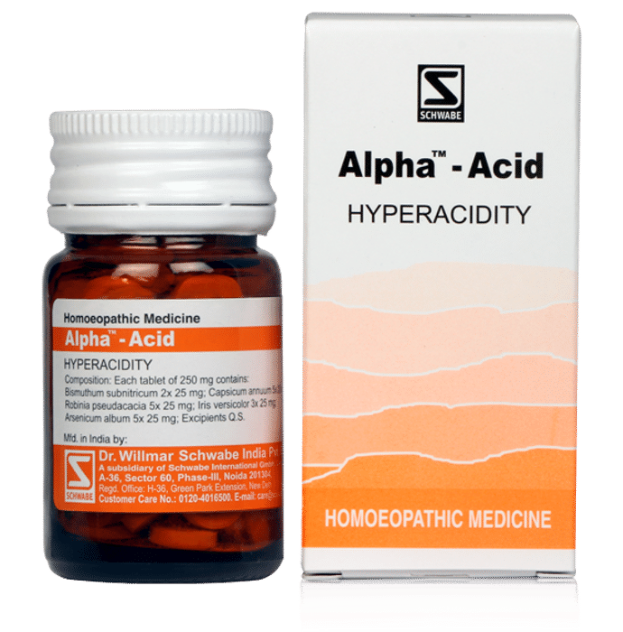 Dr Willmar Schwabe India Alpha - Acid Tablet