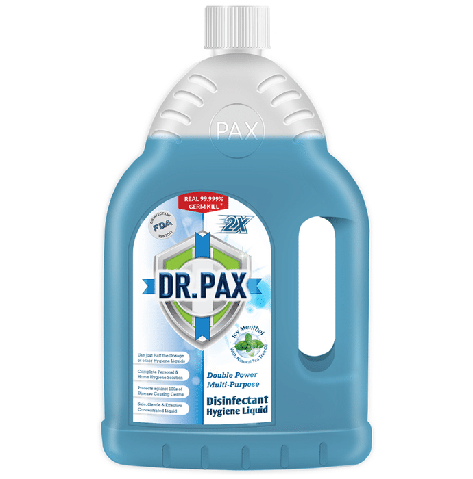 Dr. Pax Double Power Multi-Purpose Disinfectant Hygiene Liquid Sanitizer Icy Menthol
