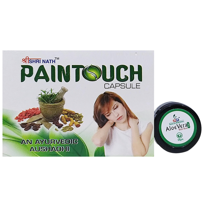 Shri Nath Paintouch Capsule with Aloe Vera Gel 10gm free