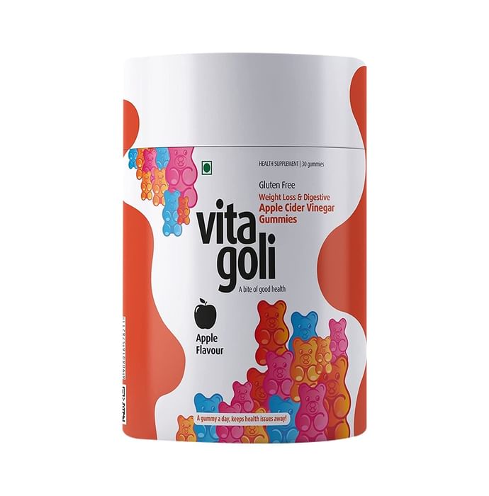 Vitagoli Weight Loss & Digestive Apple Cider Vinegar Gummies Apple
