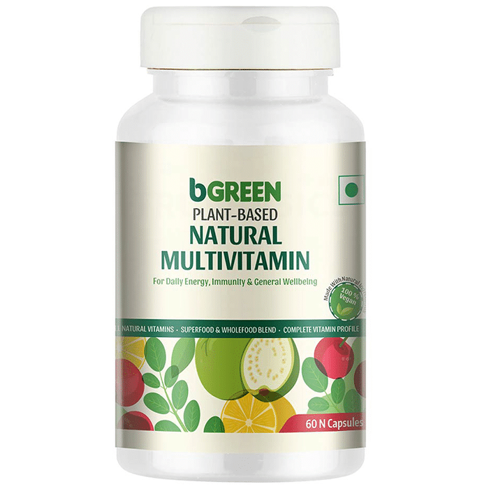 B Green Plant-Based Natural Multivitamin Capsule