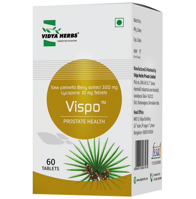 Vidya Herbs Vispo Tablet for Prostate Health