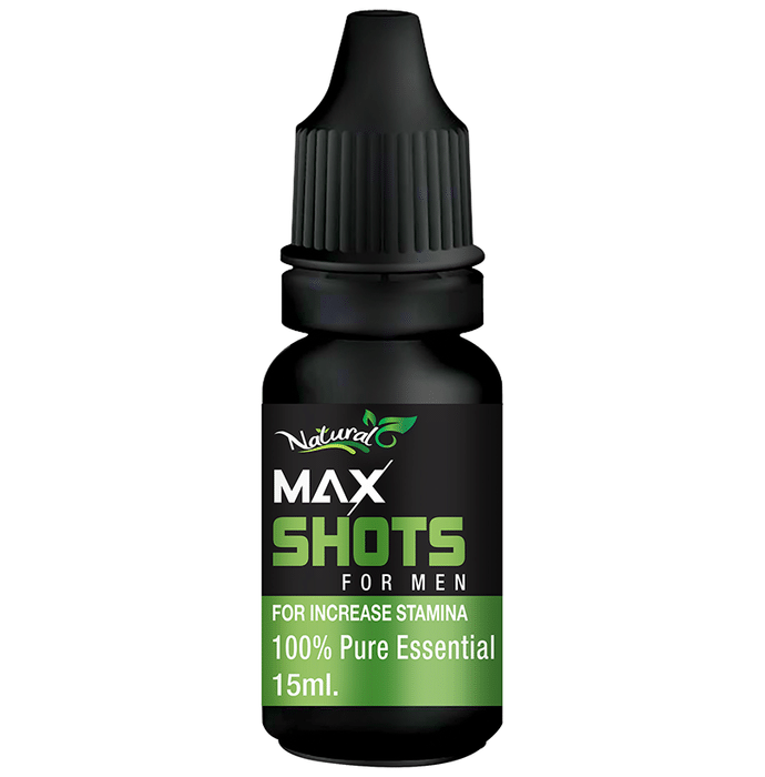 Natural Max Shots for Men for Increase Stamina 100% Pure Essential Oil