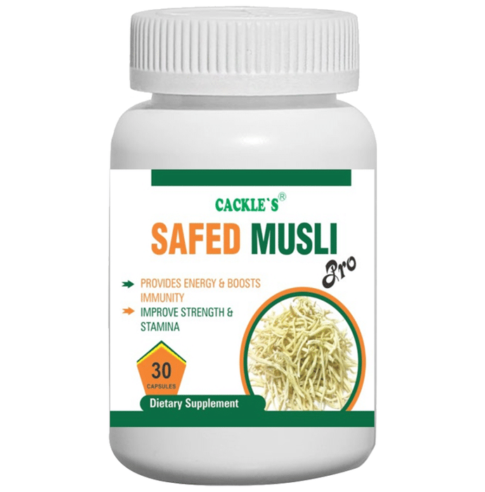 Cackle's Safed Musli Pro Capsule