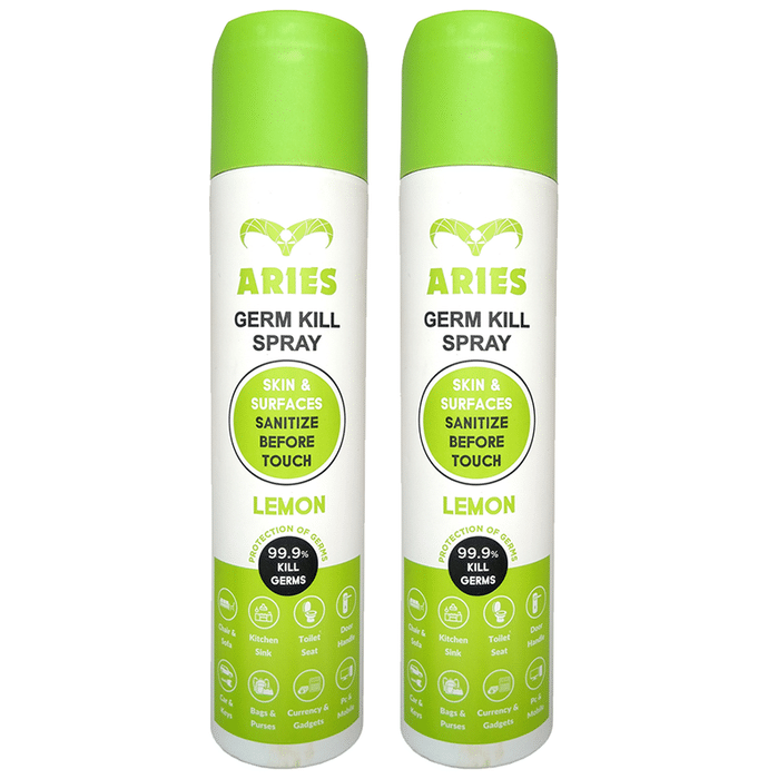 Aries Germ Kill Spray (310ml Each) Lemon