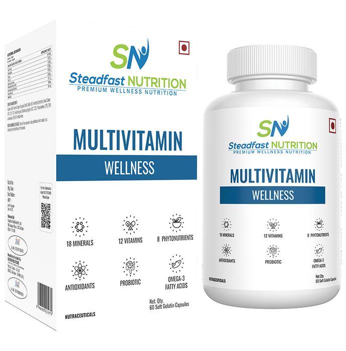 Steadfast Nutrition Multivitamin Wellness Soft Gelatin Capsule