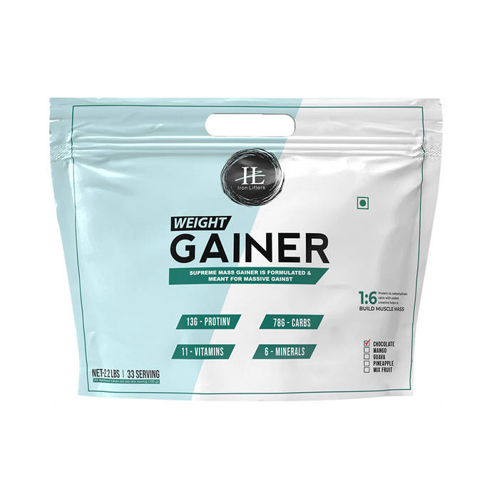 Iron Lifters Weight Gainer Powder Chocolate