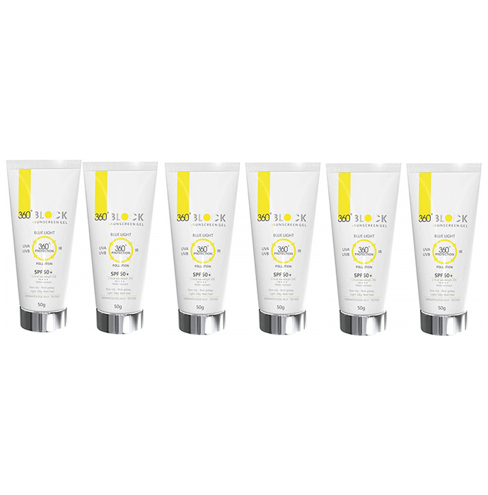 360° Block Sunscreen Gel (50gm Each) SPF 50+