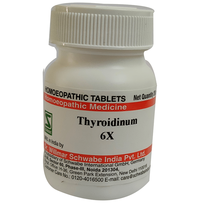 Dr Willmar Schwabe India Thyroidinum Trituration Tablet 6X