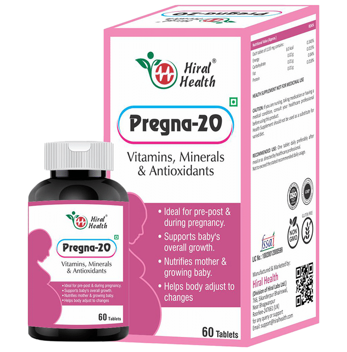 Hiral Health Pregna 20 Tablet