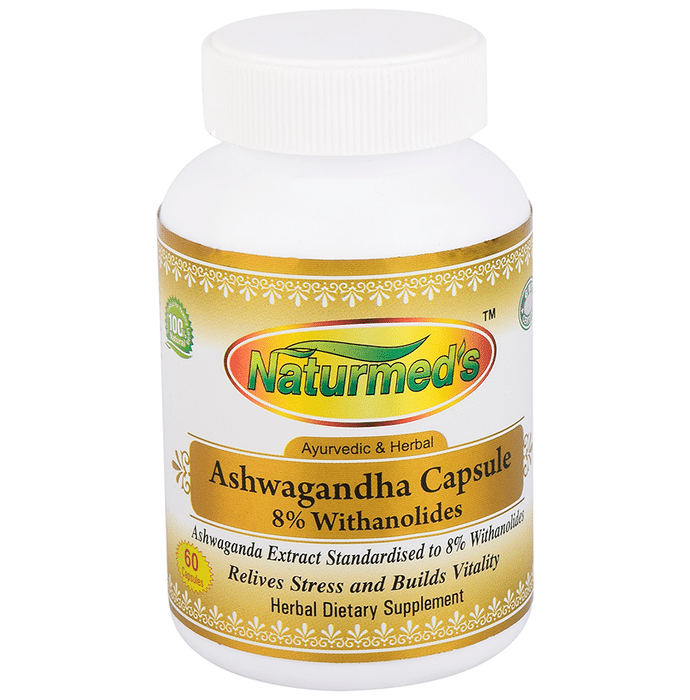 Naturmed's Ashwagandha 8% Withanolides Capsule