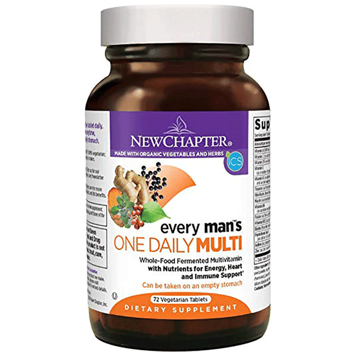 New Chapter Every Man's One Daily Multi Vegetarian Tablet