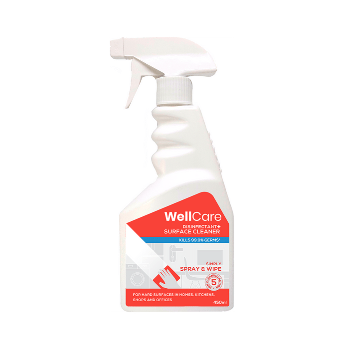 WellCare Disinfectant+Surface Cleaner Spray