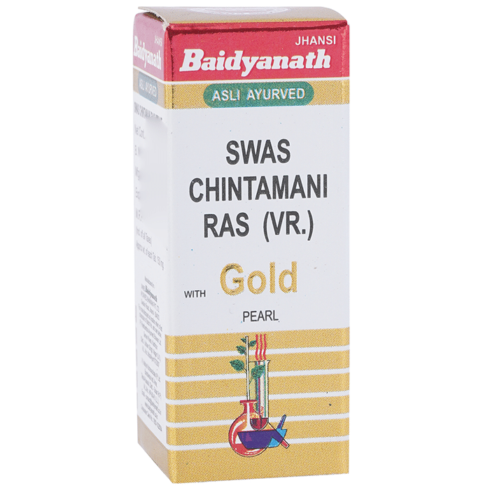 Baidyanath (Jhansi) Swas Chintamani Ras (Vr.) with Gold Pearl