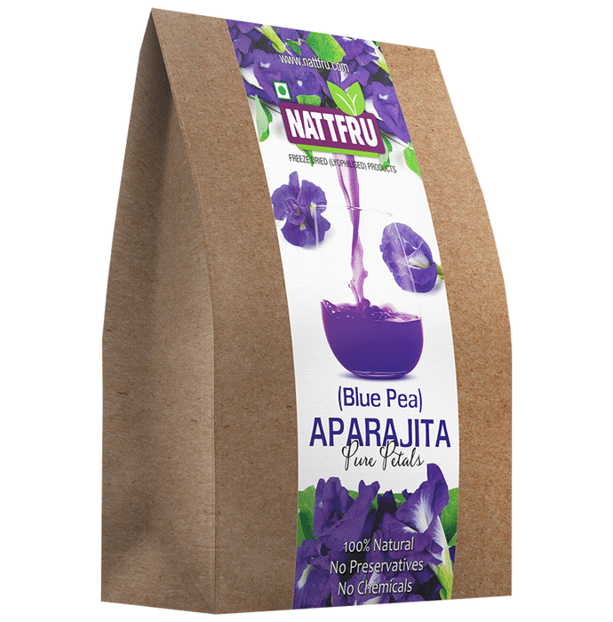 Nattfru Aparajita (Blue Pea) Pure Petals Powder