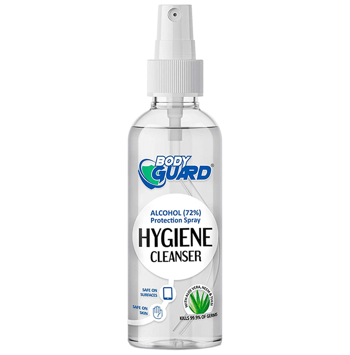 Aryanveda Body Guard Hygiene Cleanser Alcohol (72%) Protection Spray (45ml Each)