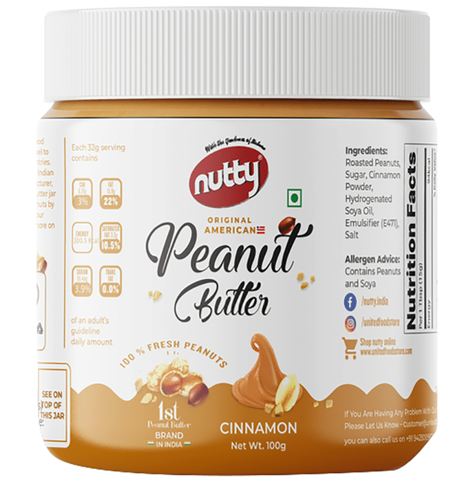 Nutty Original American Peanut Butter Cinnamon
