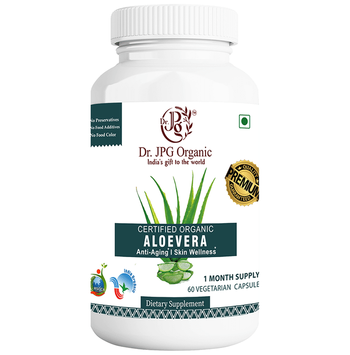 Dr. JPG Organic Alovera Vegetarian Capsule