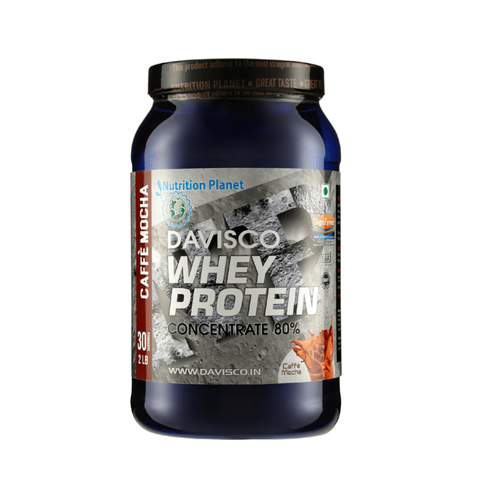 Nutrition Planet Davisco Whey Protein Concentrate 80% Powder Cafe Mocha