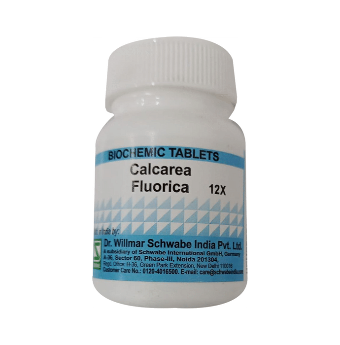 Dr Willmar Schwabe India Calcarea Fluorica Biochemic Tablet 12X