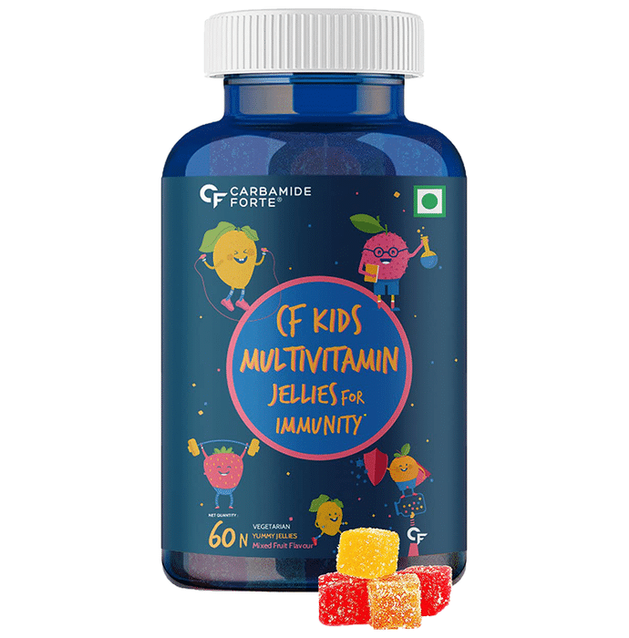 Carbamide Forte CF Kids Multivitamin Jellies for Immunity Mixed Fruit