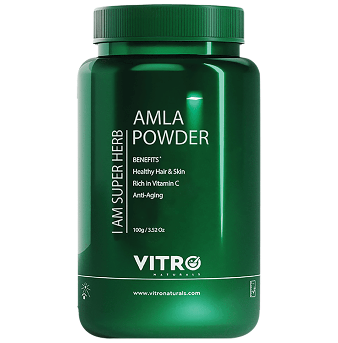 Vitro Naturals I Am Super Herb Amla Powder for Healthy Skin & Hair