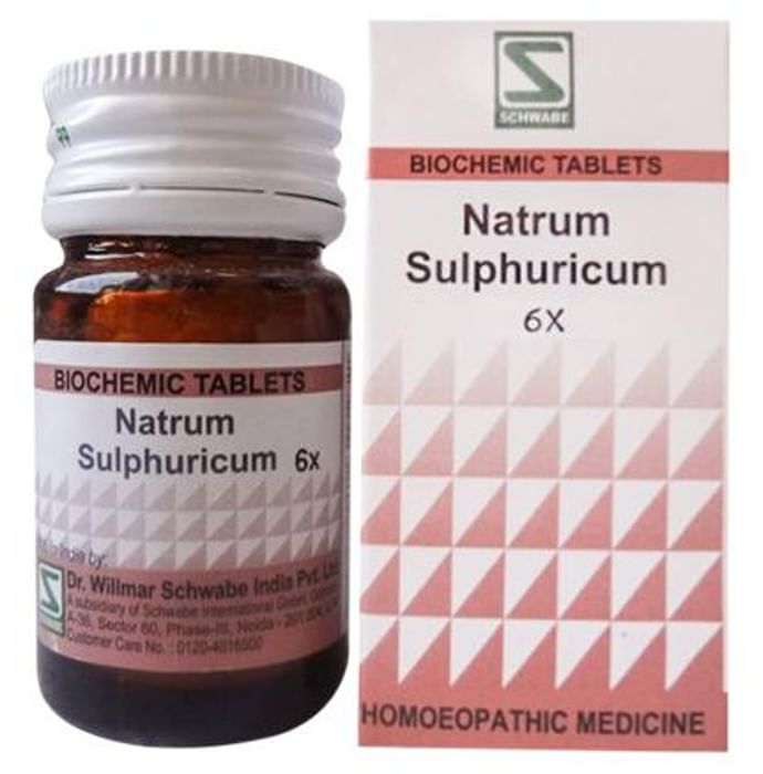 Dr Willmar Schwabe India Natrum Sulphuricum Biochemic Tablet 6X