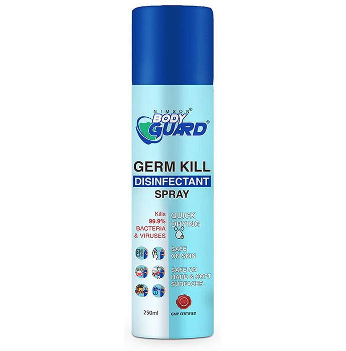 Nimson Body Guard Germ Kill Disinfectant Spray (250ml Each) Bottle