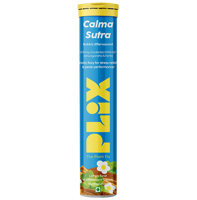 Plix Calma Sutra Effervescent Tablet Lemon Twist