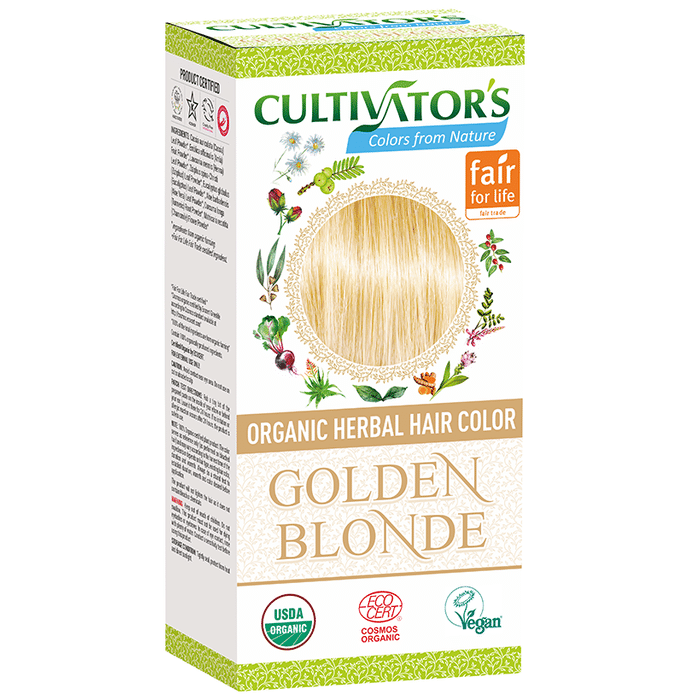 Cultivator's Organic Herbal Hair Color Golden Blonde